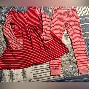 HANNA ANDERSSON dress and leggings size 8